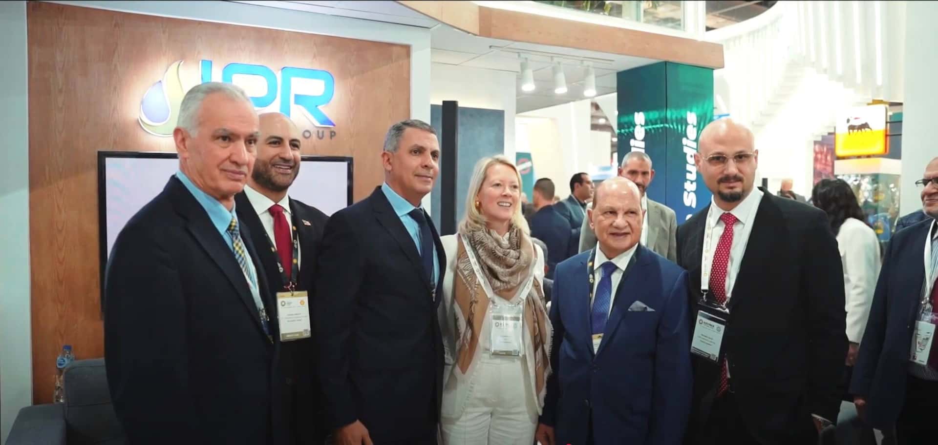 IPR Energy Group team at EGYPES conference showcasing industry partnerships
